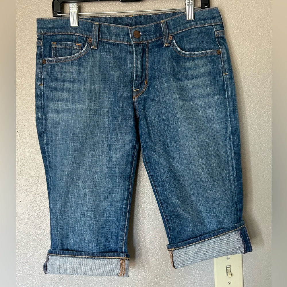 Citizens of Humanity Bardot #140 Low Waist Stretch Capri Jean Bermuda Shorts 31
